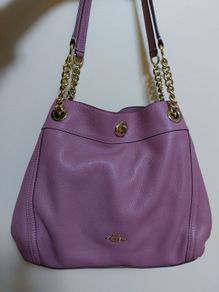 Pastel Pink Coach Handbag