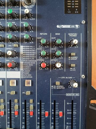 Yamaha MG166CX-USB 16-Channel Mixing Console + Original Power Supply (Brand New) + Thomann Hard Carry Case