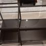 Nest of 2 Black Glass Tables Image 2