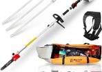 BU-KO 52cc Long Reach Petrol Hedge Trimmer and Pruner Saw with 3X 75cm Extension Pole, Ultimate Garden Tool for Precision Cutting, Trim Hedges and Prune with Ease
