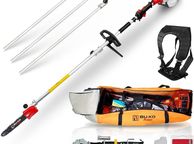 main image for ad BU-KO 52cc Long Reach Petrol Hedge Trimmer and Pruner Saw with 3X 75cm Extension Pole, Ultimate Garden Tool for Precision Cutting, Trim Hedges and Prune with Ease