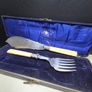 Antique Victorian Hallmarked Fish Serving Set Circa 1896 Original Case Image 4