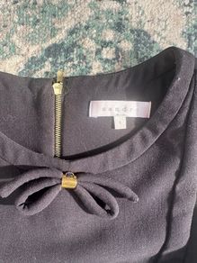 Sandro black mini dress