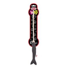 Pet Nova Cat Rod Grey Fish Toy