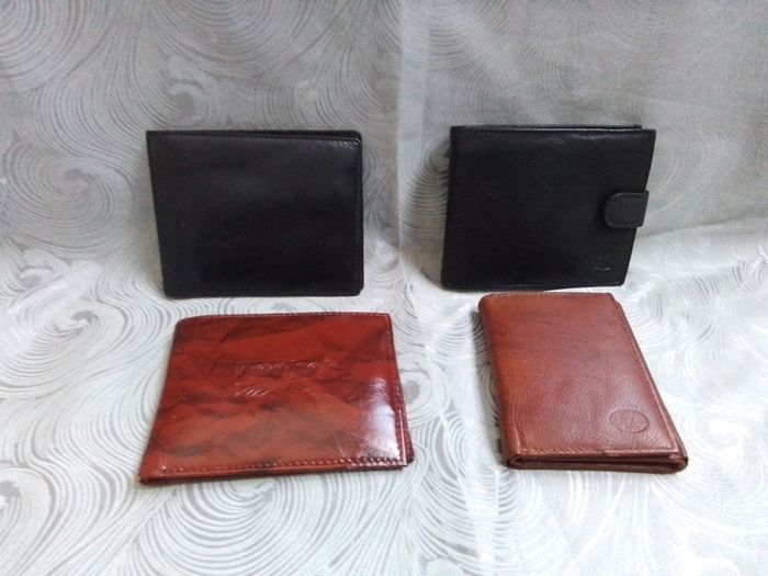 Five Leather Wallets