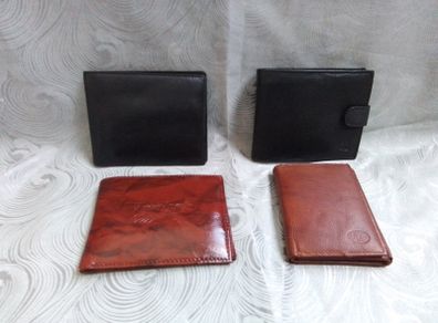 Five Leather Wallets