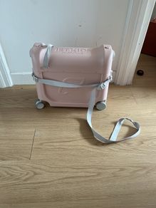 suitcase kids JetKids by Stokke bed box coral pink