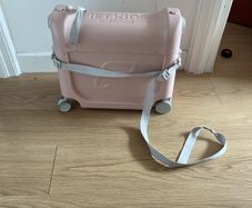 suitcase kids JetKids by Stokke bed box coral pink