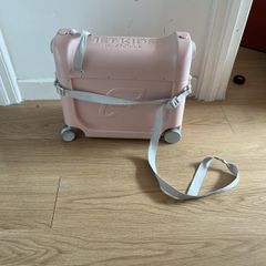 suitcase kids JetKids by Stokke bed box coral pink