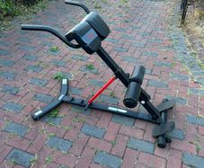 Hyperextension Roman Chair with Dip Station