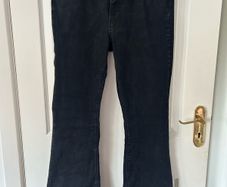 River Island Black Flare Jeans Size 16
