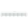 Fence Panel with Posts Iron 3.4x1.6 m Green Image 5