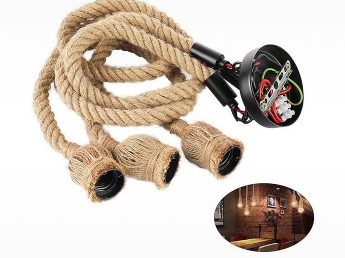 Tri rope lamp