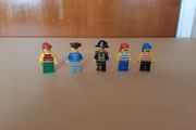 LEGO Pirates 5 Vintage Minifigures from 1990s. Used in good condition.