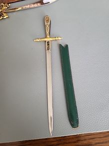 Letter opener sword shape
