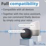 Shelly Blu Door/Window White - Smart Bluetooth Montion Sensor Alarm, Home Security, Remote Control Detector, App Alerts, Alexa & Google Home Image 6