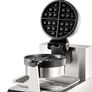 Commercial Belgian Waffle Maker 1300W Round Stainless Steel Image 4