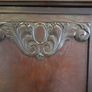 antique solid wood display cabinet Image 2