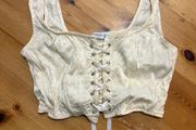 Cropped corset