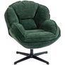Wingback Velvet Armchair Image 2