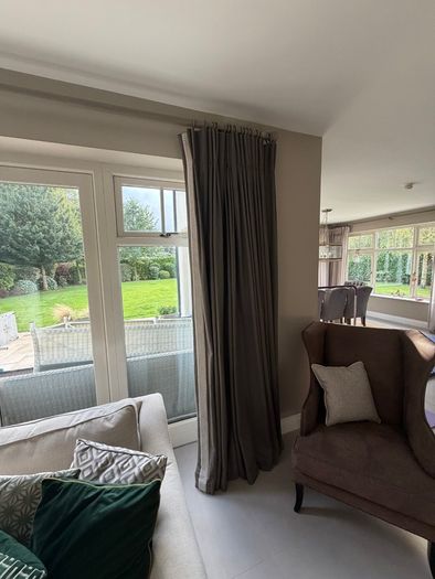 Curtains and blind