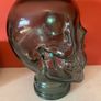 Vintage Skull Green Glass Image 4