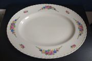 Fabulous 1930/30's Myott, Staffordshire, Large Platter in a Pretty Floral Pattern, Very Shabby Chic!
