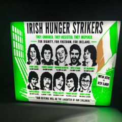 1981 hunger strike light box