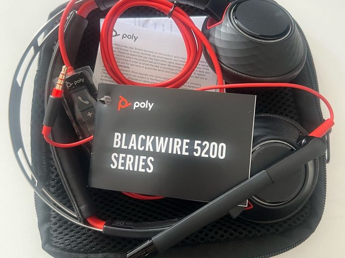 Plantronics Poly Blackwire 3220 Wired Headset