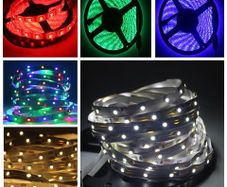 5m 5 Meter SMD 3528 2835 60 LED / m RGB Strip 5M 300 LED DC12V Strip String Flash Flashing Light Ribbon LED