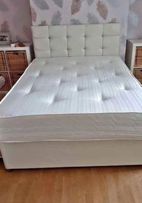 New Stylish Double 4ft, 4ft6, King 5ft And 6ft Superking Sizes Divan Beds Instock. Drawers And Optional Tufted Mattresses Available. Free Delivery