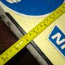 Beautiful Large Heavy Cast Iron Michelin Certified Centre Advertising Sign Stamped into the back 1949 Manchester Postage Available Image 7