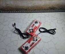 2 Hand Held Gaming Controllers Only Retro Mini 800 Games Classic Orange