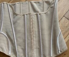 cream corset