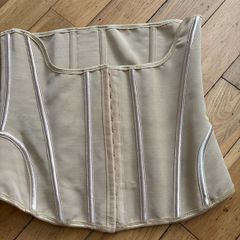 cream corset