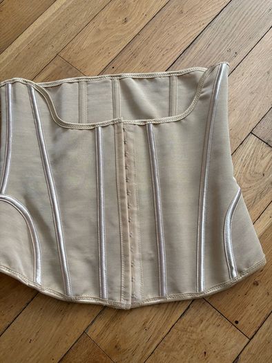 cream corset