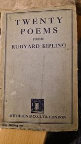 Twenty Poems From Rudyard Kipling. Published  By Methuen & Co. Ltd. London. Soft Cover. In Good Condition.