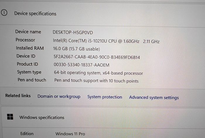 DELL Latitude 5310 2-in-1 360 Rotated Touchscreen Laptop