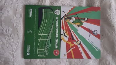 Ireland v Denmark 2017 programme