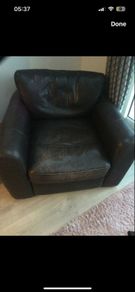 leather swivel chair