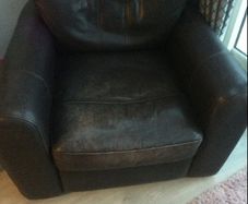 leather swivel chair