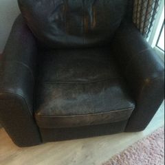 leather swivel chair