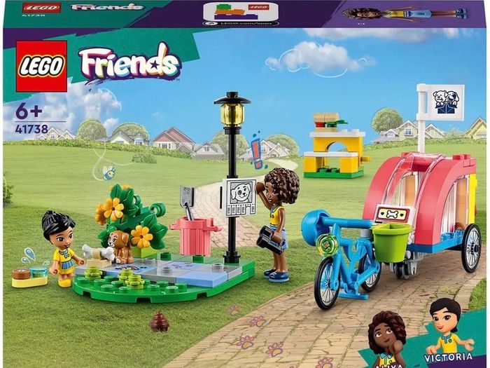 Lego Friends Dog Rescue Bike.