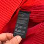 Vibrant Red Tommy Hilfiger Cotton Knitted Half-Zip Image 3