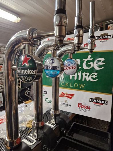 full home bar setup