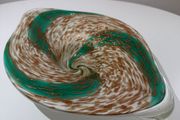 Fratelli Toso Murano, legendary Starry Night Organic Bowl. Ermanno Toso Design. c.1955 to 1965