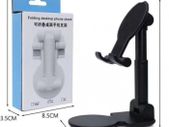 08631 Universal White Adjustable Charging Space Mobile Phone Holder Folding Tablet Stand