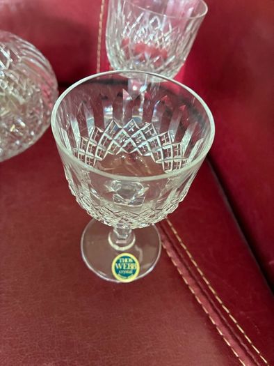 Vintage Thos Webb Decanter & Glasses Set