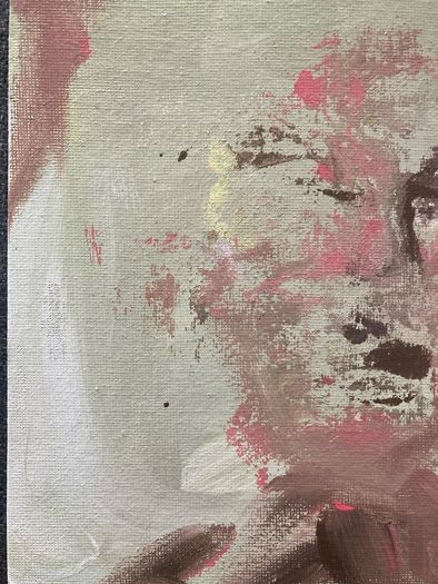 Original Contemporary painting Irish Art Portrait of Woman abstract art Gift