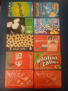 Mixed Irish phonecards